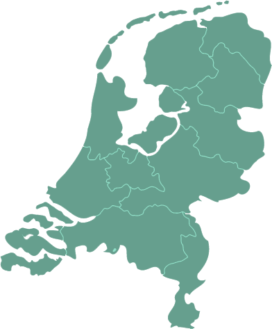 Kaart van Nederland